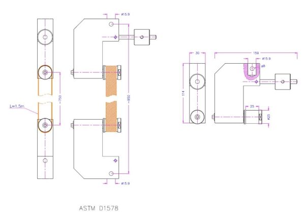 ASTM D1578 Test Fixture 2 1