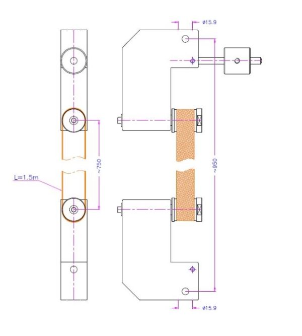 ASTM D1578 Test Fixture