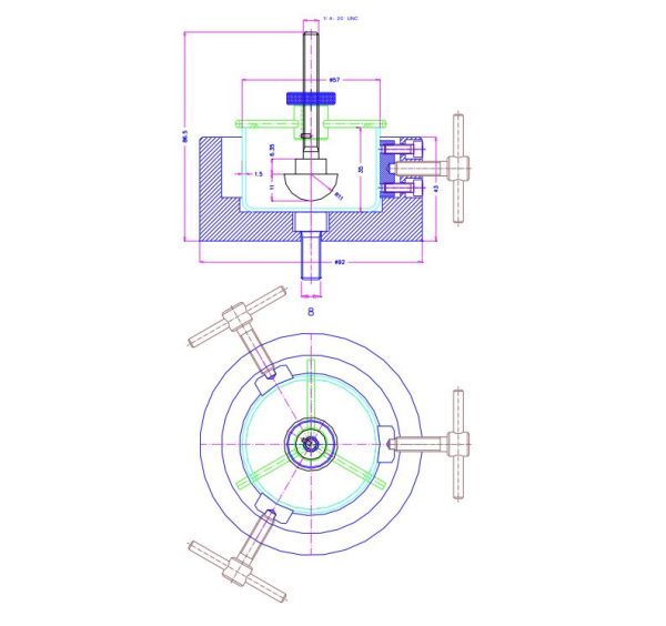 ASTM D5801 Test Fiksturu 1